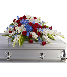 Distinguished Service Casket Spray from Swindler and Sons Florists in Wilmington, OH